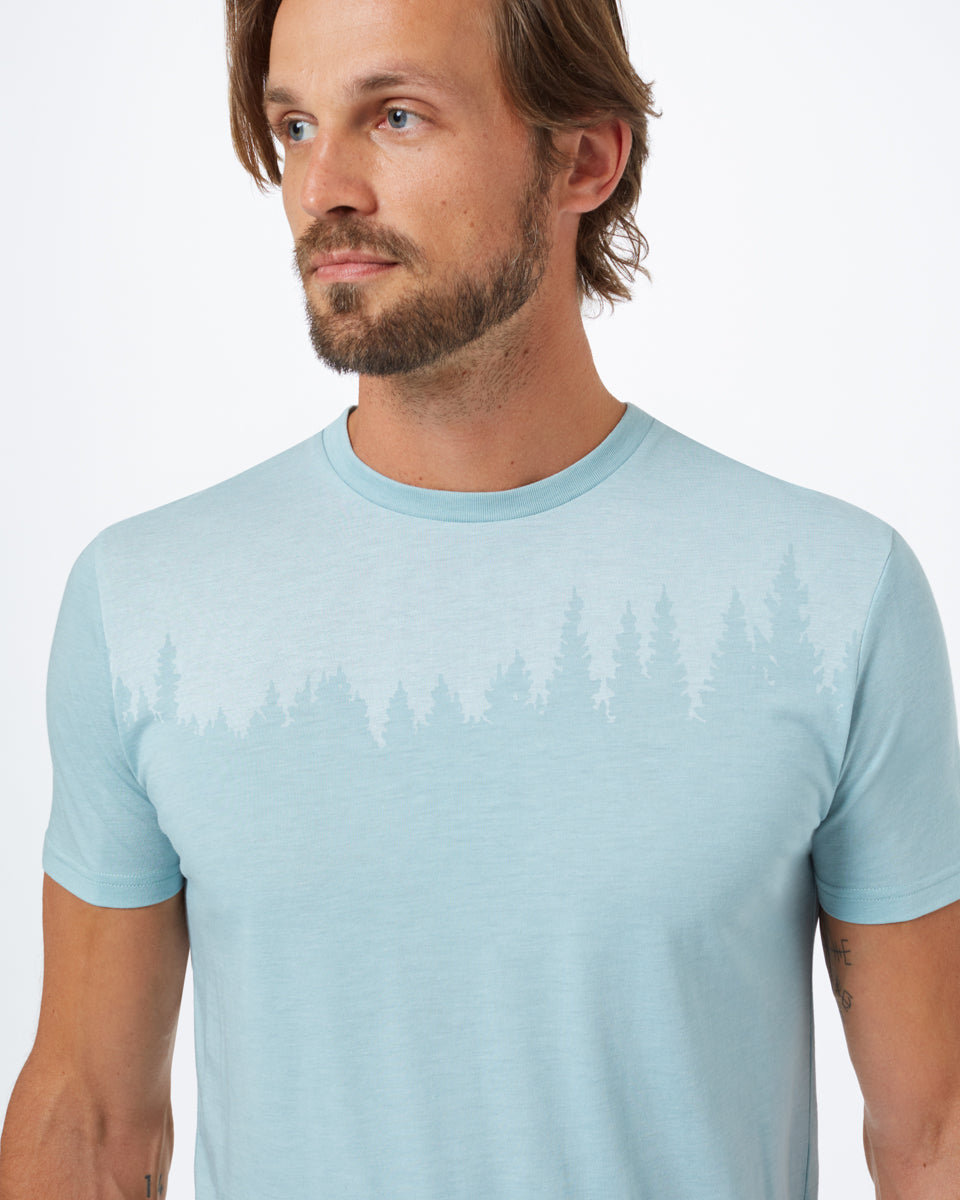 Tentree Juniper T-Shirt - Pine Mist Blue Heather