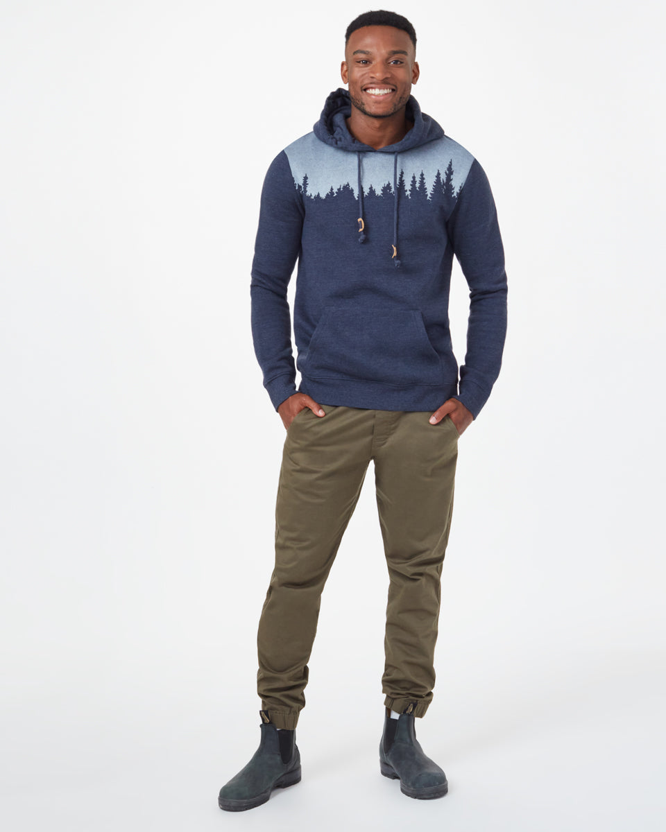 Tentree Juniper Hoodie - Dark Ocean Blue Heather