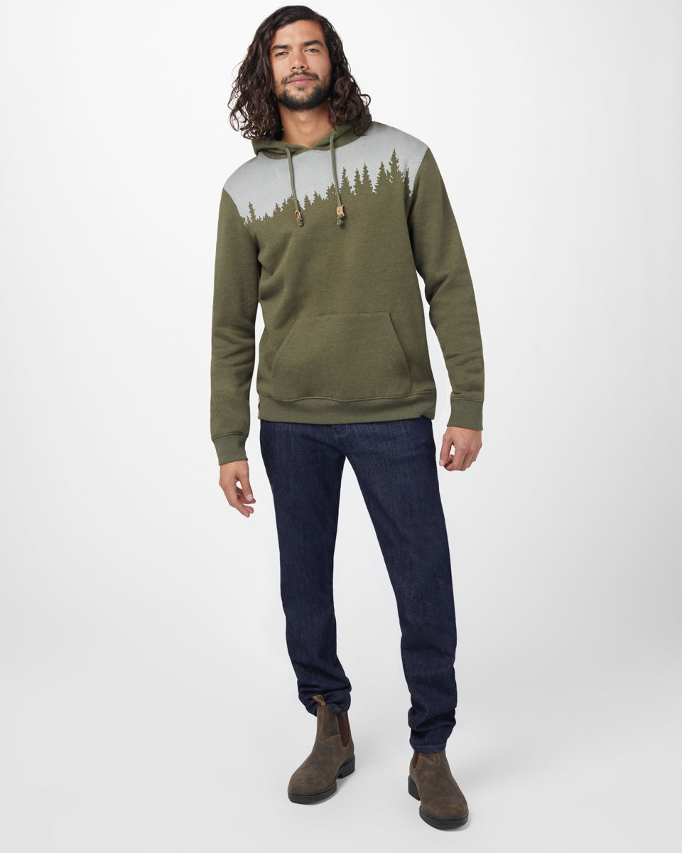 Tentree Juniper Hoodie - Olive Night Green Heather