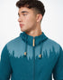 Tentree Juniper Zip Hoodie - Deep Teal Heather