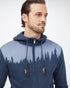 Tentree Juniper Zip Hoodie - Dress Blue Heather