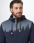 Tentree Juniper Zip Hoodie - Midnight Blue Heather