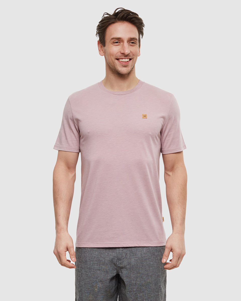 Tentree Men's TreeBlend Baker T-Shirt - Vintage Mauve Heather