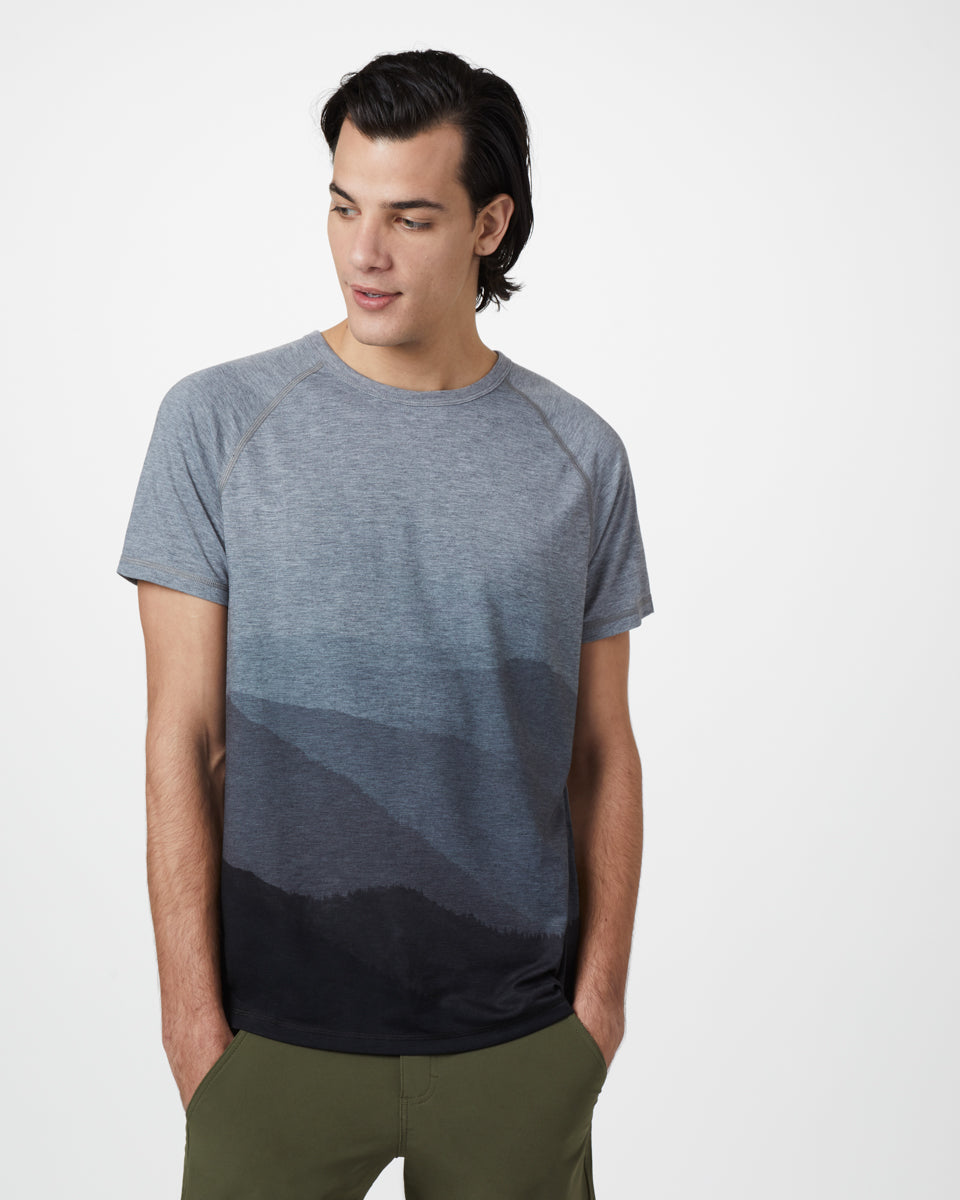 Tentree InMotion T-Shirt - Hi Rise Grey_Mountain Sub