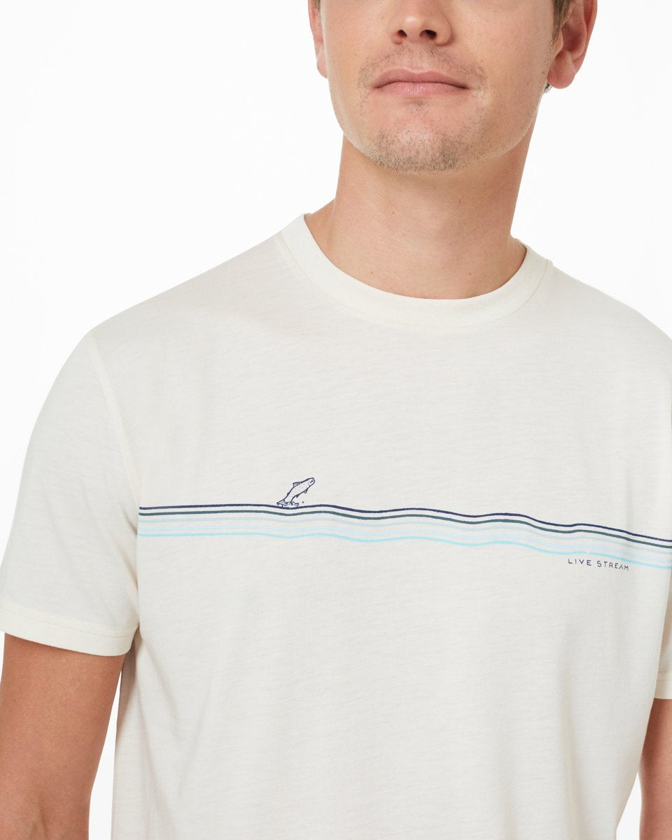 Tentree Livestream Classic T-Shirt - Elm White Heather
