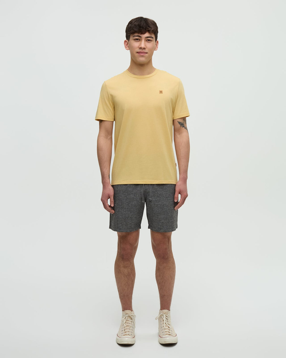 Tentree Men's Hemp Joshua Short - Graphite Heather