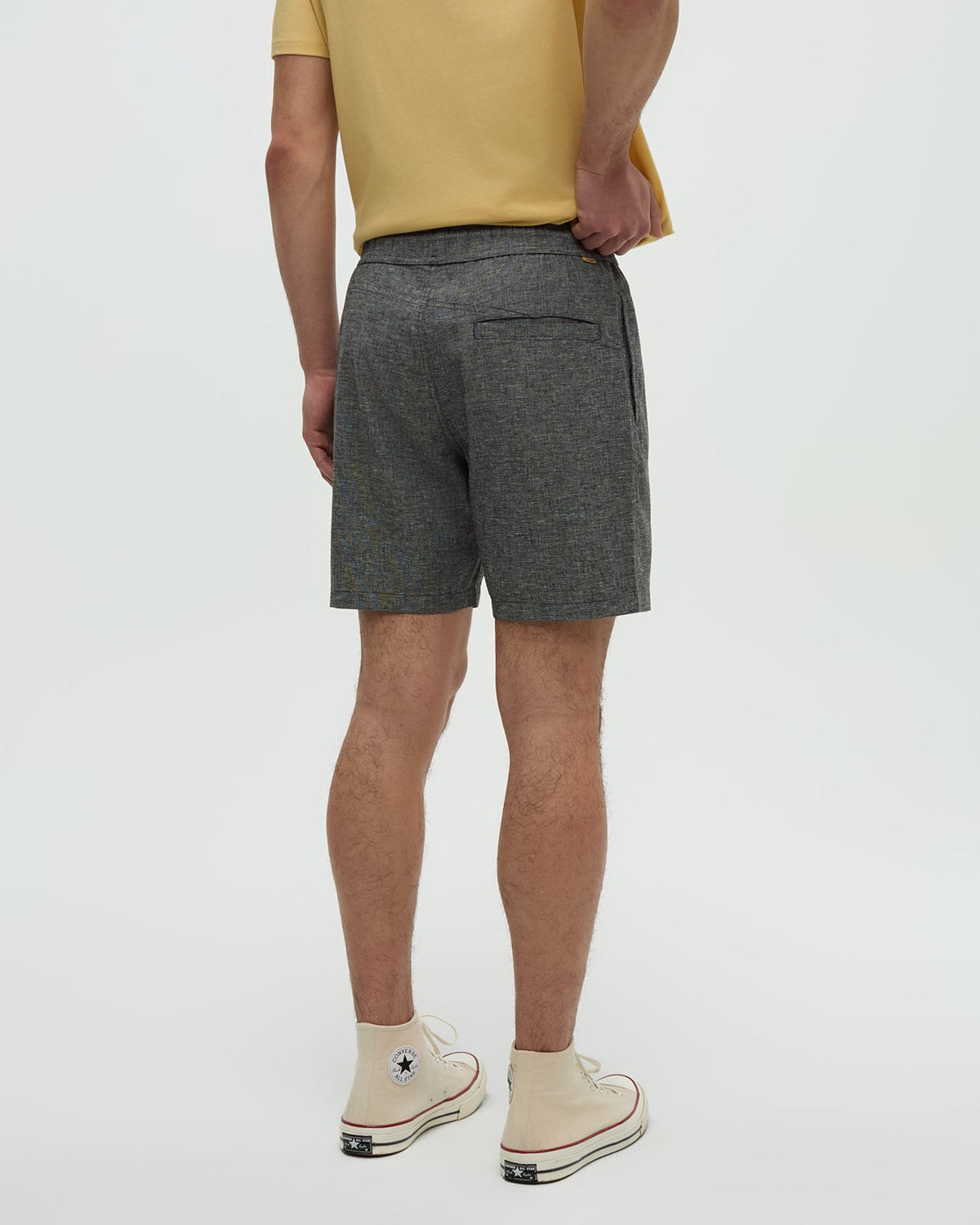 Tentree Men's Hemp Joshua Short - Graphite Heather
