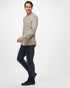 Tentree Highline Crew Sweater - Desert Taupe Heather