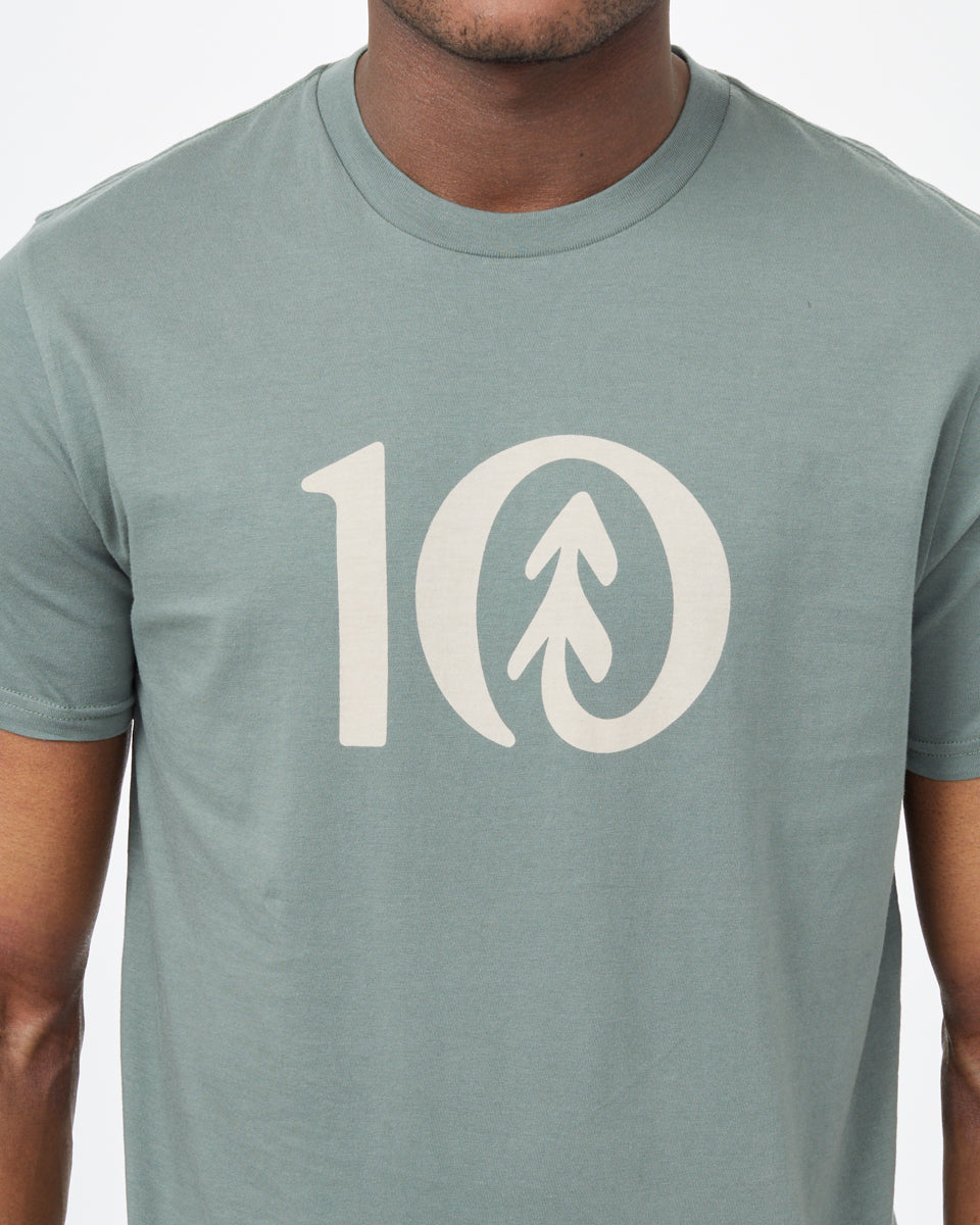 Tentree Ten T-Shirt - Agave Green