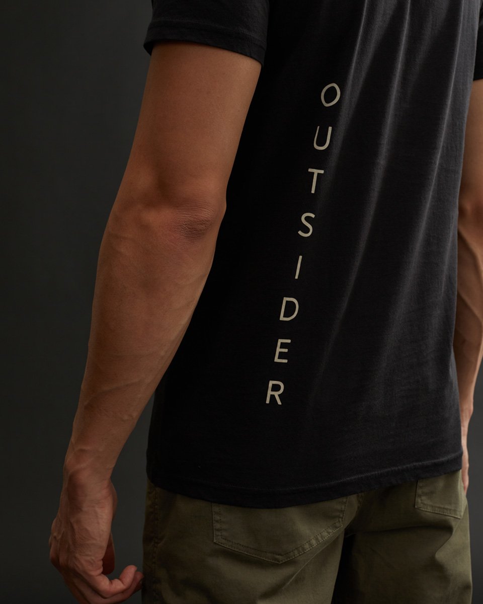 Tentree Outsider T-Shirt - Meteorite Black