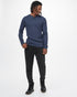 Tentree TreeWaffle Henley Longsleeve - Dark Ocean Blue