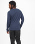 Tentree TreeWaffle Henley Longsleeve - Dark Ocean Blue