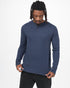 Tentree TreeWaffle Henley Longsleeve - Dark Ocean Blue