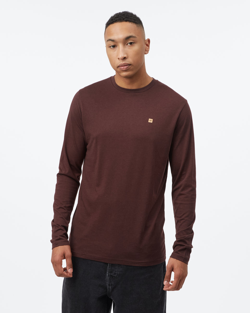 Tentree TreeBlend Baker Longsleeve - Mulberry