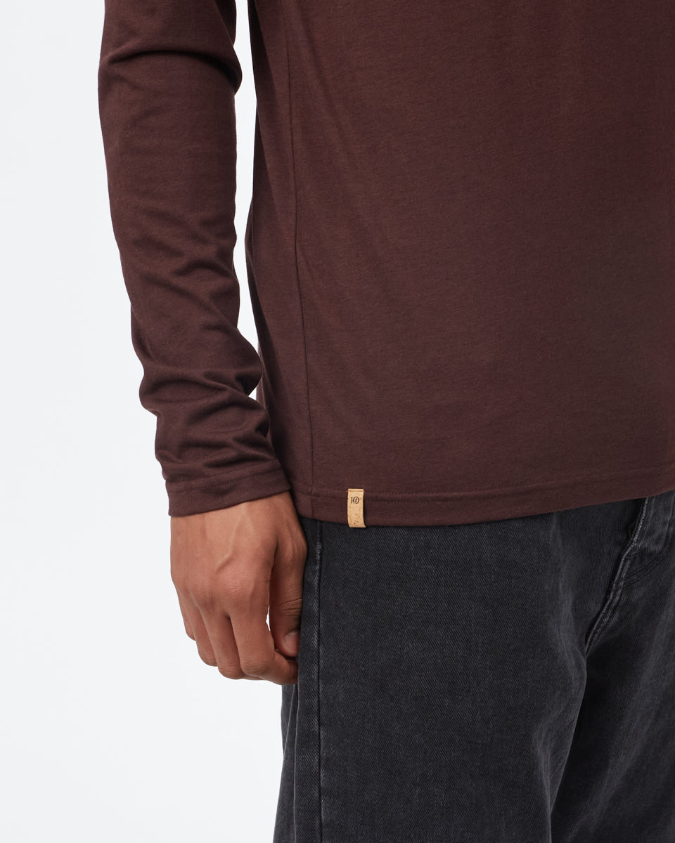 Tentree TreeBlend Baker Longsleeve - Mulberry