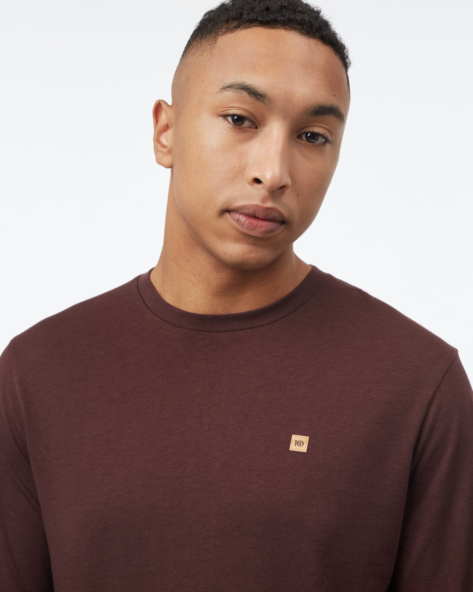 Tentree TreeBlend Baker Longsleeve - Mulberry