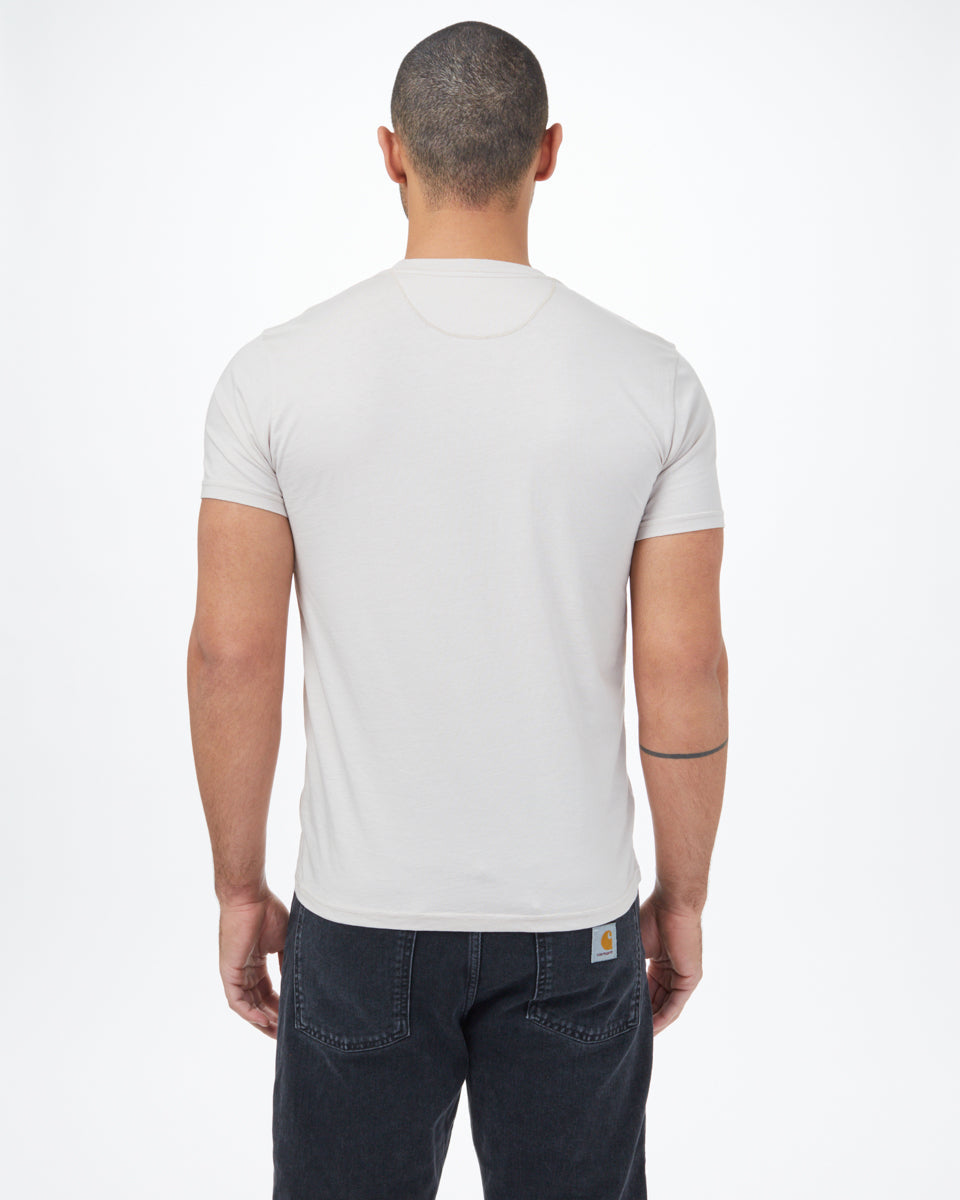 Tentree Portal T-Shirt - Silver Cloud Grey