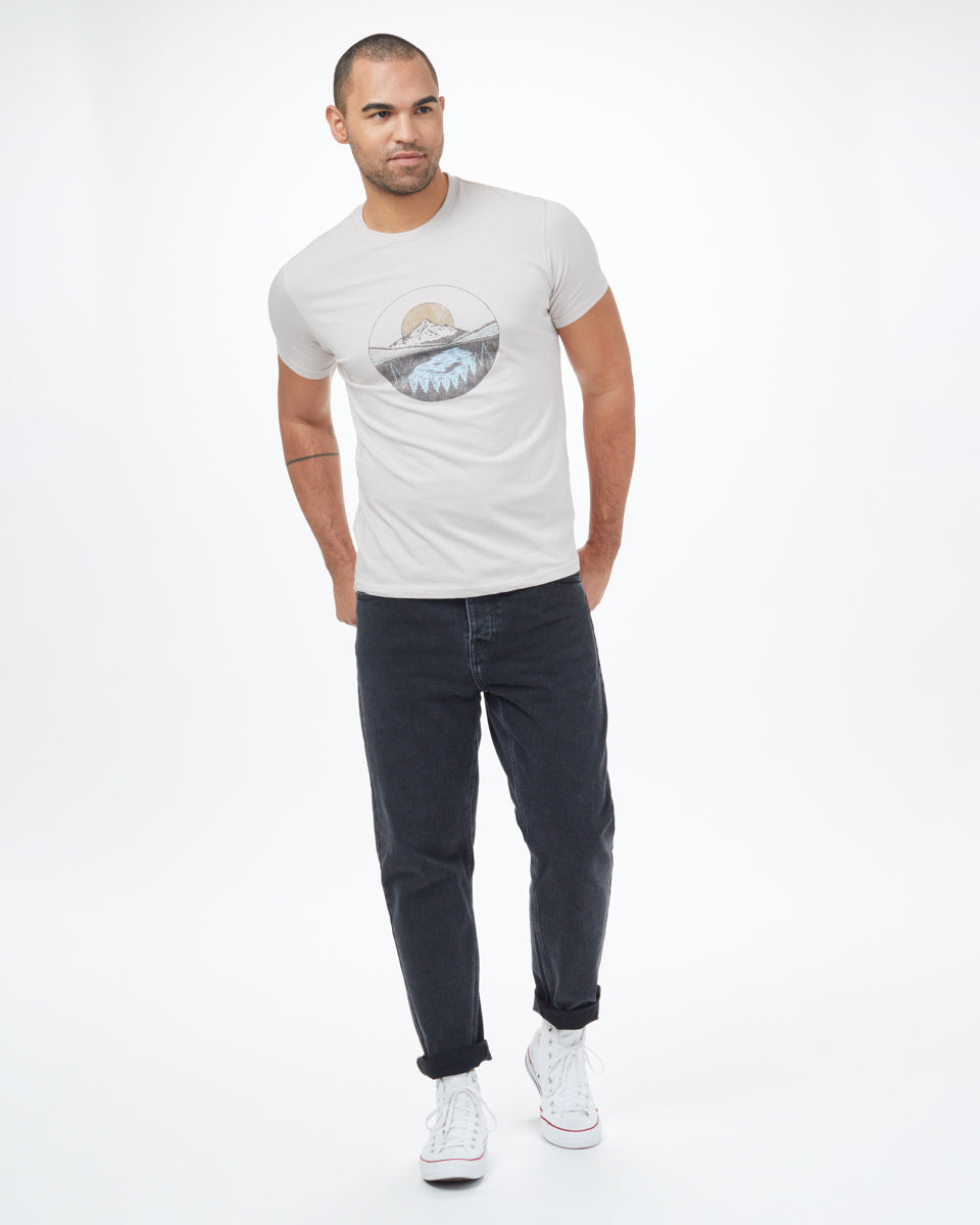 Tentree Portal T-Shirt - Silver Cloud Grey