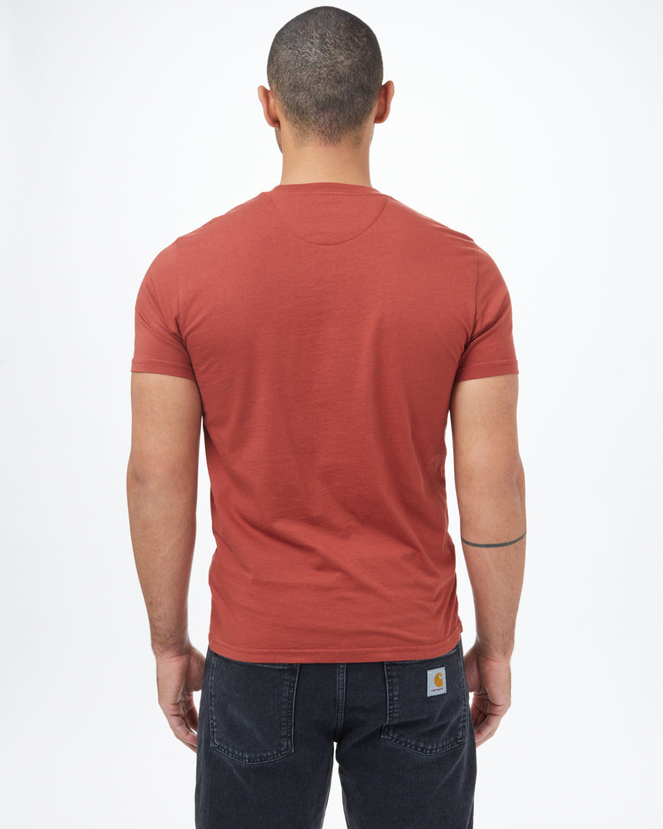 Tentree Organic Cotton Support T-Shirt - Henna Red