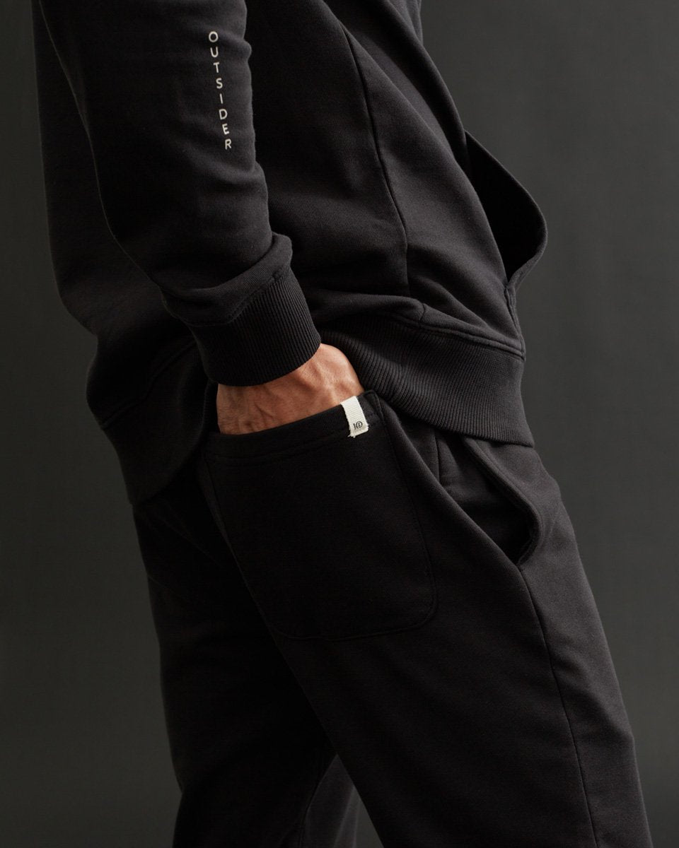 Tentree Outsider Sweatpants - Meteorite Black
