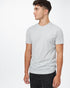 Tentree Embroidered Ten T-Shirt - Hi Rise Grey Heather