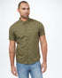 Tentree Bike Around Shortsleeve Shirt - Olive Night Green Bike Around