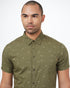 Tentree Bike Around Shortsleeve Shirt - Olive Night Green Bike Around