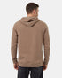 Tentree Men's Woodgrain Ten Hoodie - Fossil Heather Meteorite Black