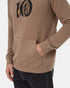Tentree Men's Woodgrain Ten Hoodie - Fossil Heather Meteorite Black