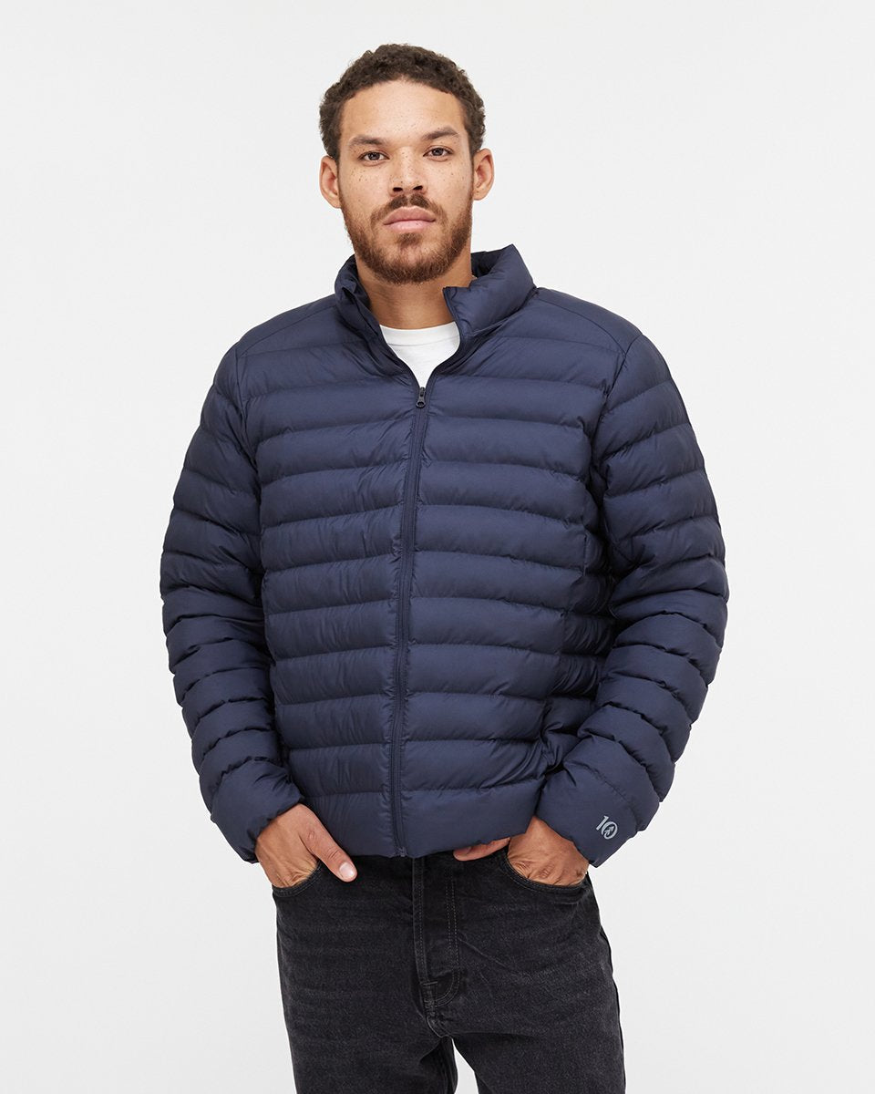 Tentree Cloud Shell Packable Puffer - Midnight Blue