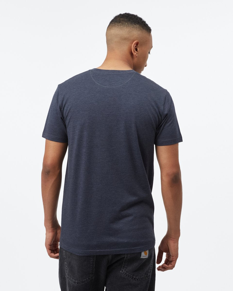 Tentree Chill Out T-Shirt - Midnight Blue Heather