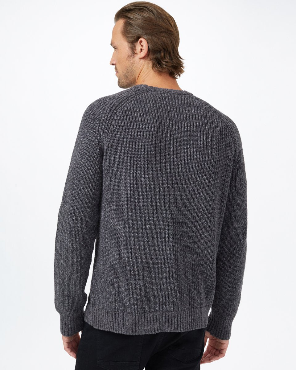 Tentree Highline Wool Crew Sweater - Eiffel Tower Twist
