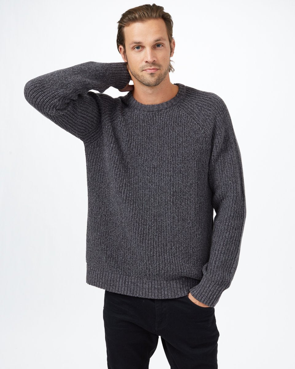 Tentree Highline Wool Crew Sweater - Eiffel Tower Twist