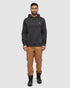 Tentree Quadra Hoodie - Meteorite Black Heather