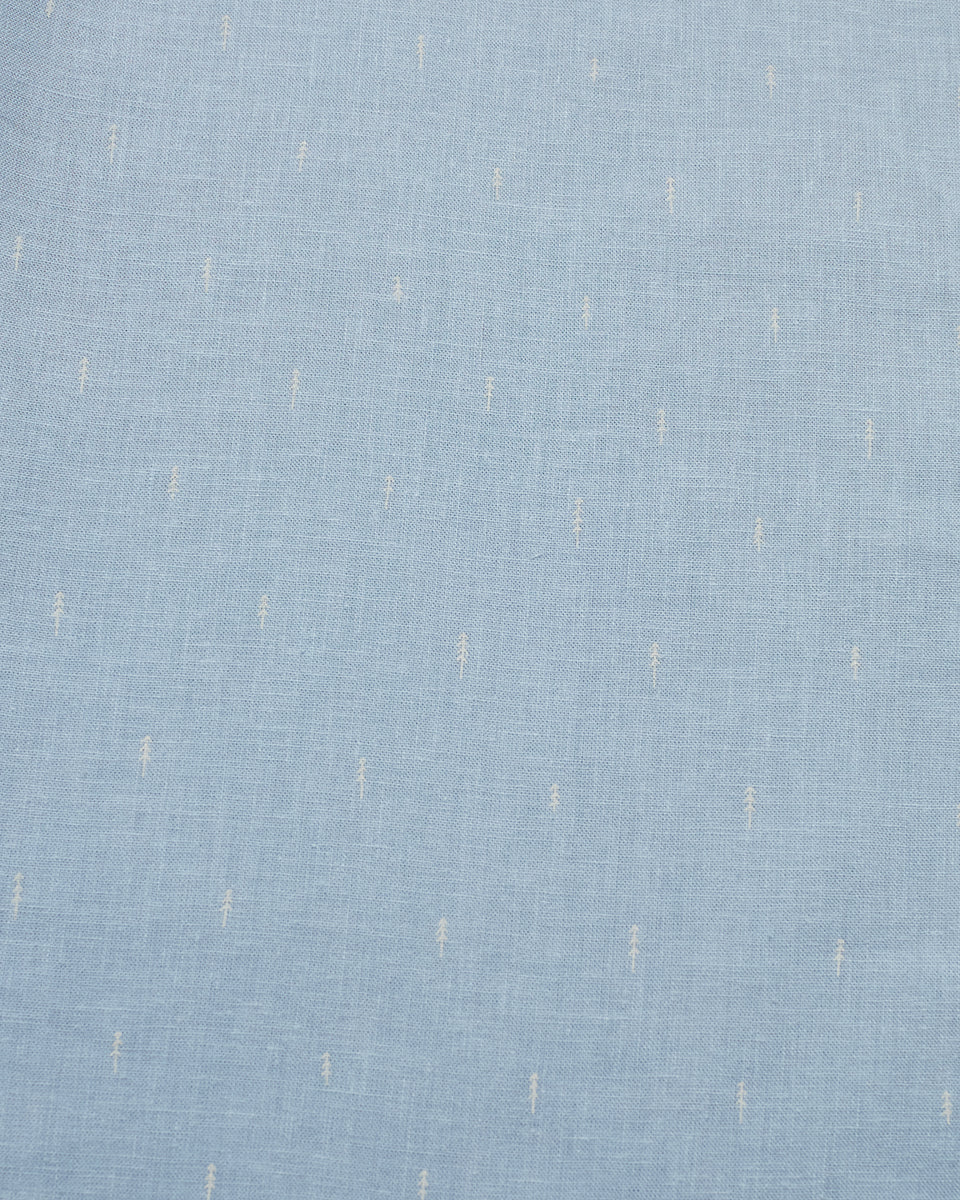 Tentree Men's Mancos Shirt - Blue Haze Small Tree Vintage White
