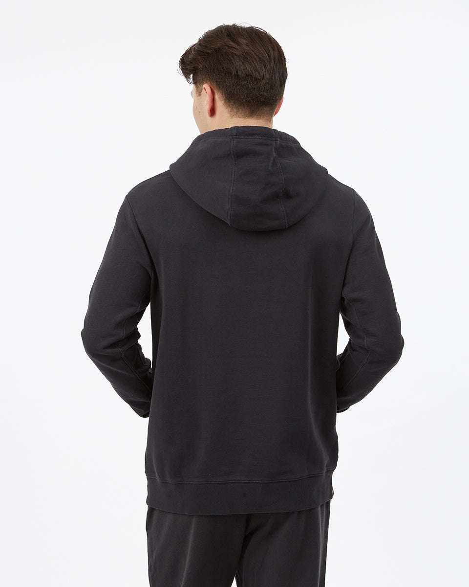 Tentree Organic French Terry Seamed Hoodie - Jet Black