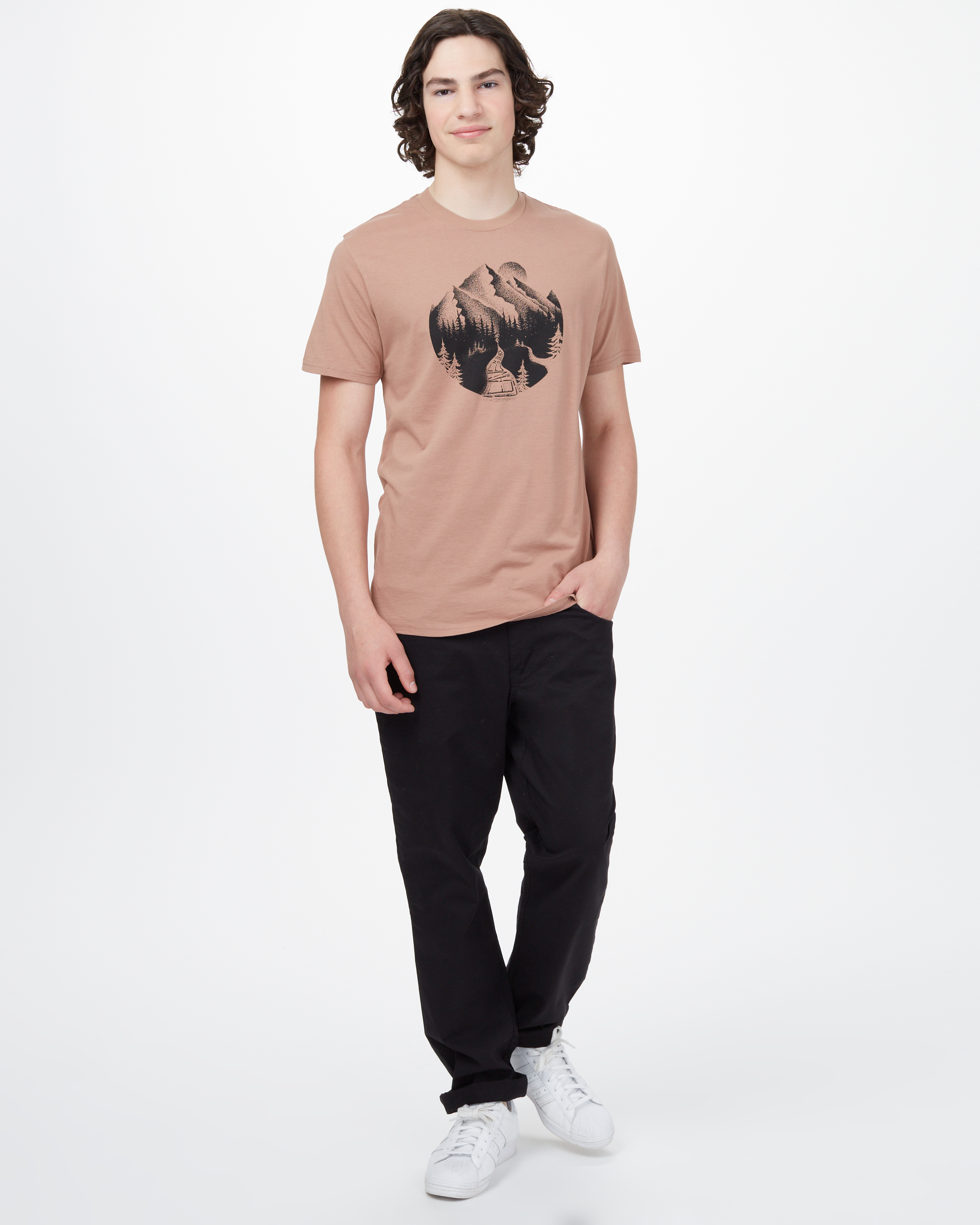 Tentree Men's No Trace T-Shirt - Mushroom