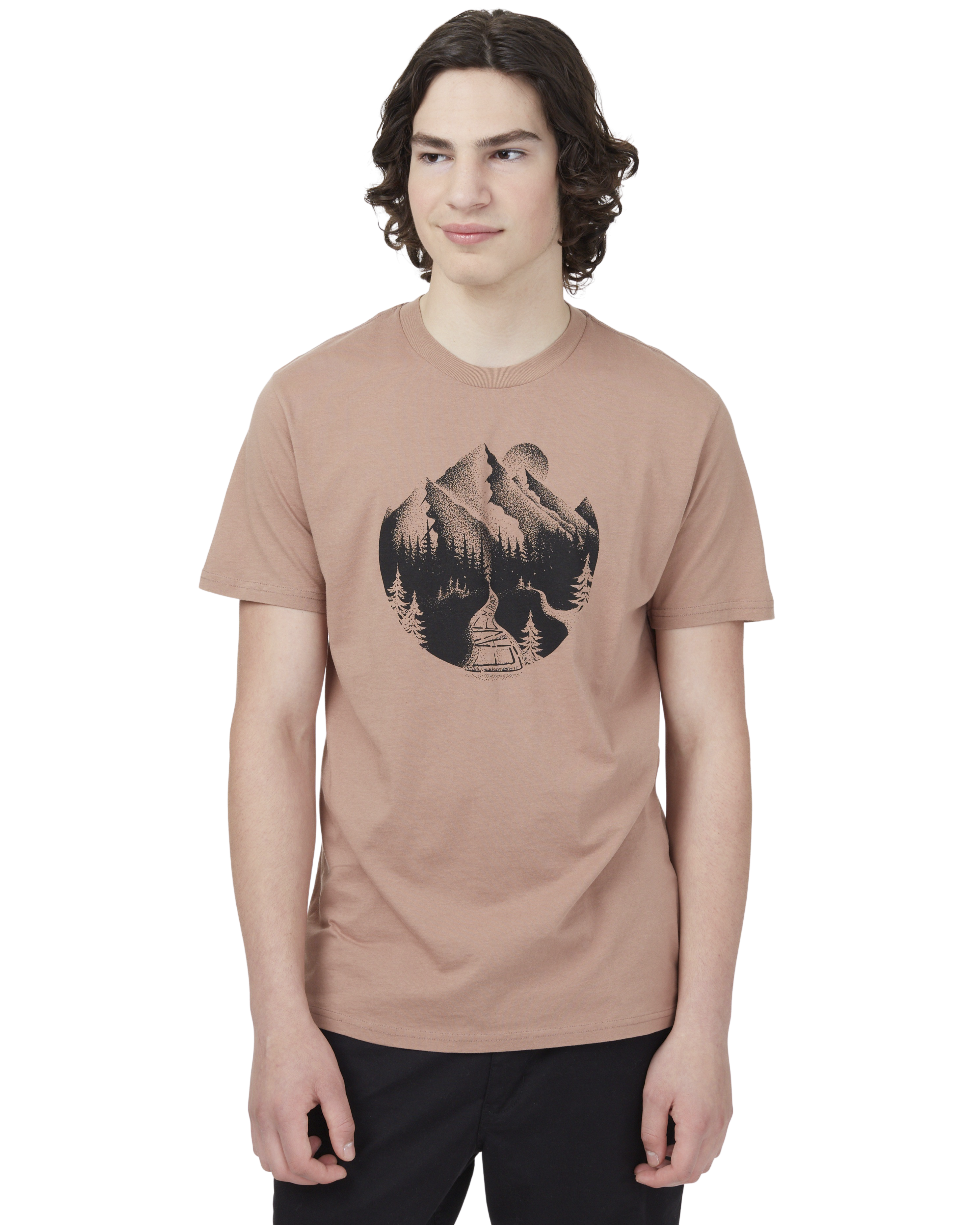 Tentree Men's No Trace T-Shirt - Mushroom