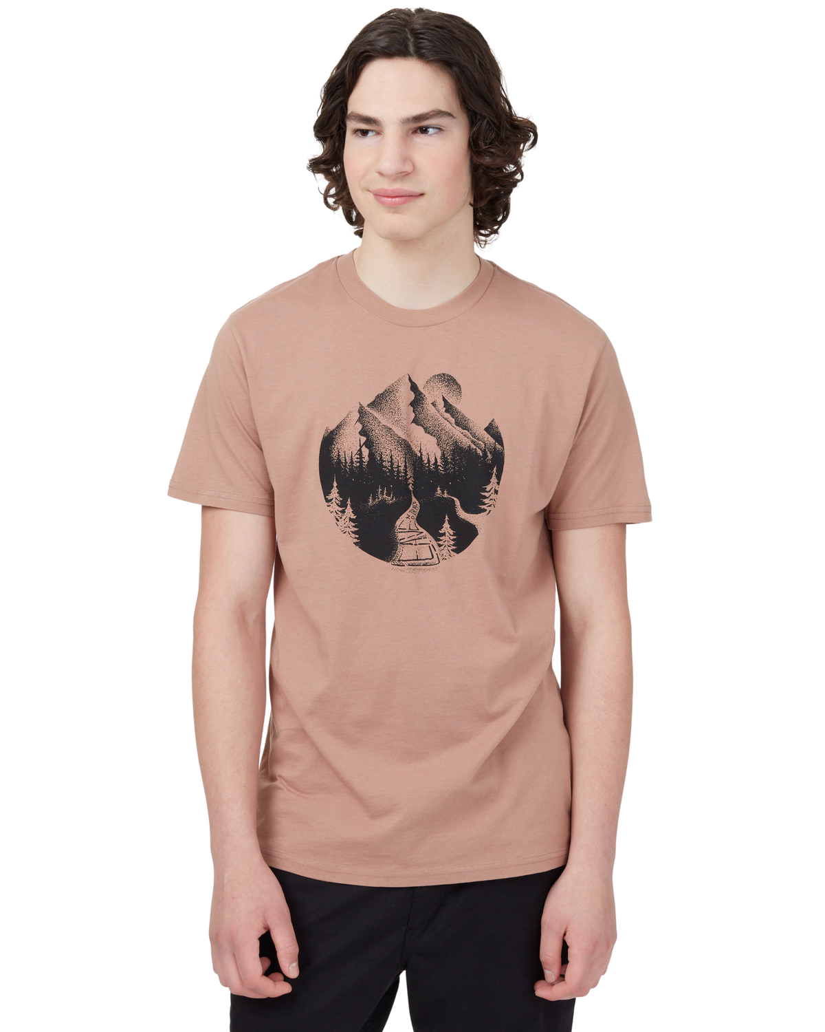 Tentree Men's No Trace T-Shirt - Mushroom