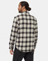 Tentree Men's Kapok Flannel Colville - Meteorite Black Pale Oak