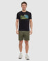 Tentree Men's Urban Skyline T-Shirt - Meteorite Black Gulf Stream