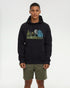 Tentree Men's Urban Skyline Hoodie - Meteorite Black Gulf Stream