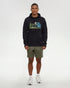 Tentree Men's Urban Skyline Hoodie - Meteorite Black Gulf Stream