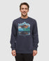 Tentree Men's Summit Reflection Crew - Midnight Blue Blue Moon