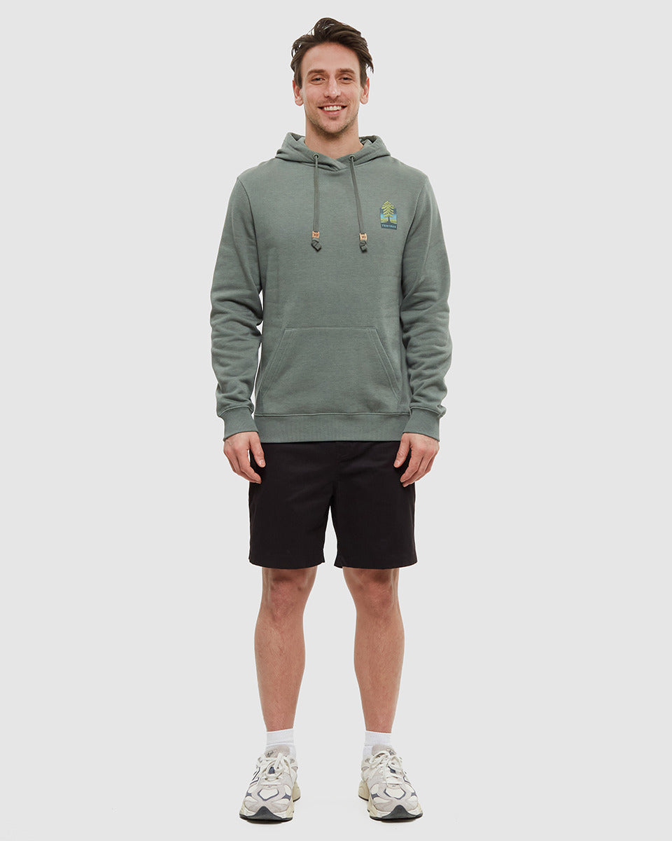 Tentree Men's TechBlend Latitude 7" Short - Meteorite Black