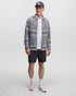 Tentree Men's Thompson Shacket - Meteorite Black Multi Stripe