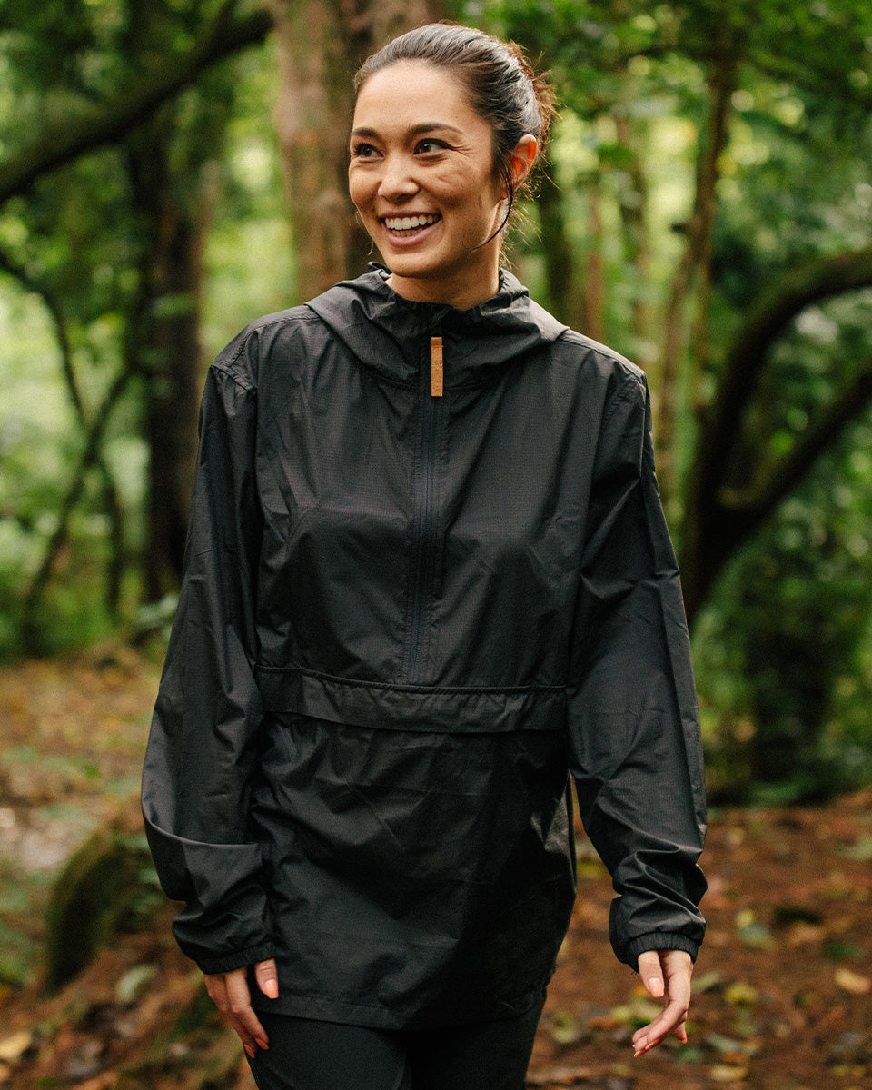 Tentree Ungendered Anorak - Meteorite Black