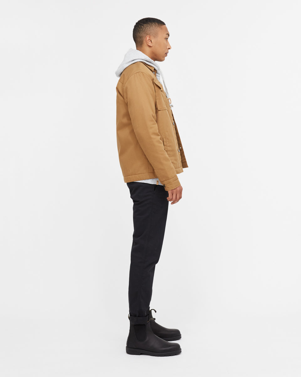 Tentree Treeline Canvas Unisex Jacket - Foxtrot Brown