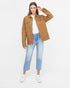 Tentree Treeline Canvas Unisex Jacket - Foxtrot Brown