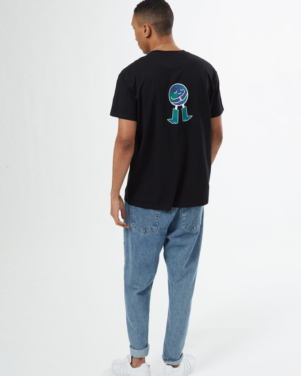 Tentree Keep Earth Chill Unisex T-Shirt - Jet Black